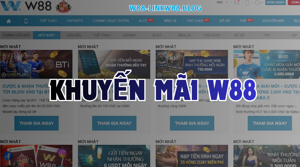 Khuyến mãi w88